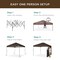 Best Choice Products 10x10ft Easy Setup Pop Up Canopy, Portable Tent w/ Side Wall, 1-Button Push, Case